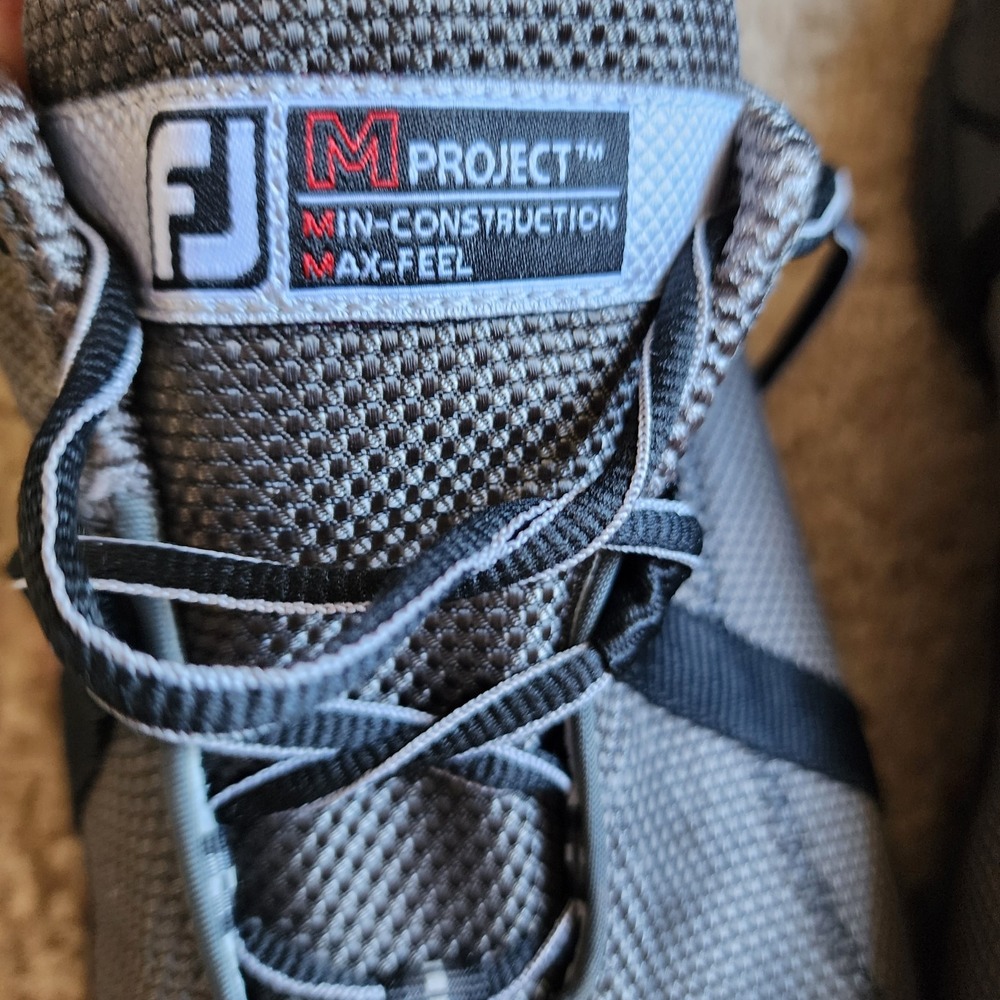 Footjoy Mens Size 13M Project Spikeless Golf Shoes Charcoal Gray Black 55247 - Picture 12 of 13